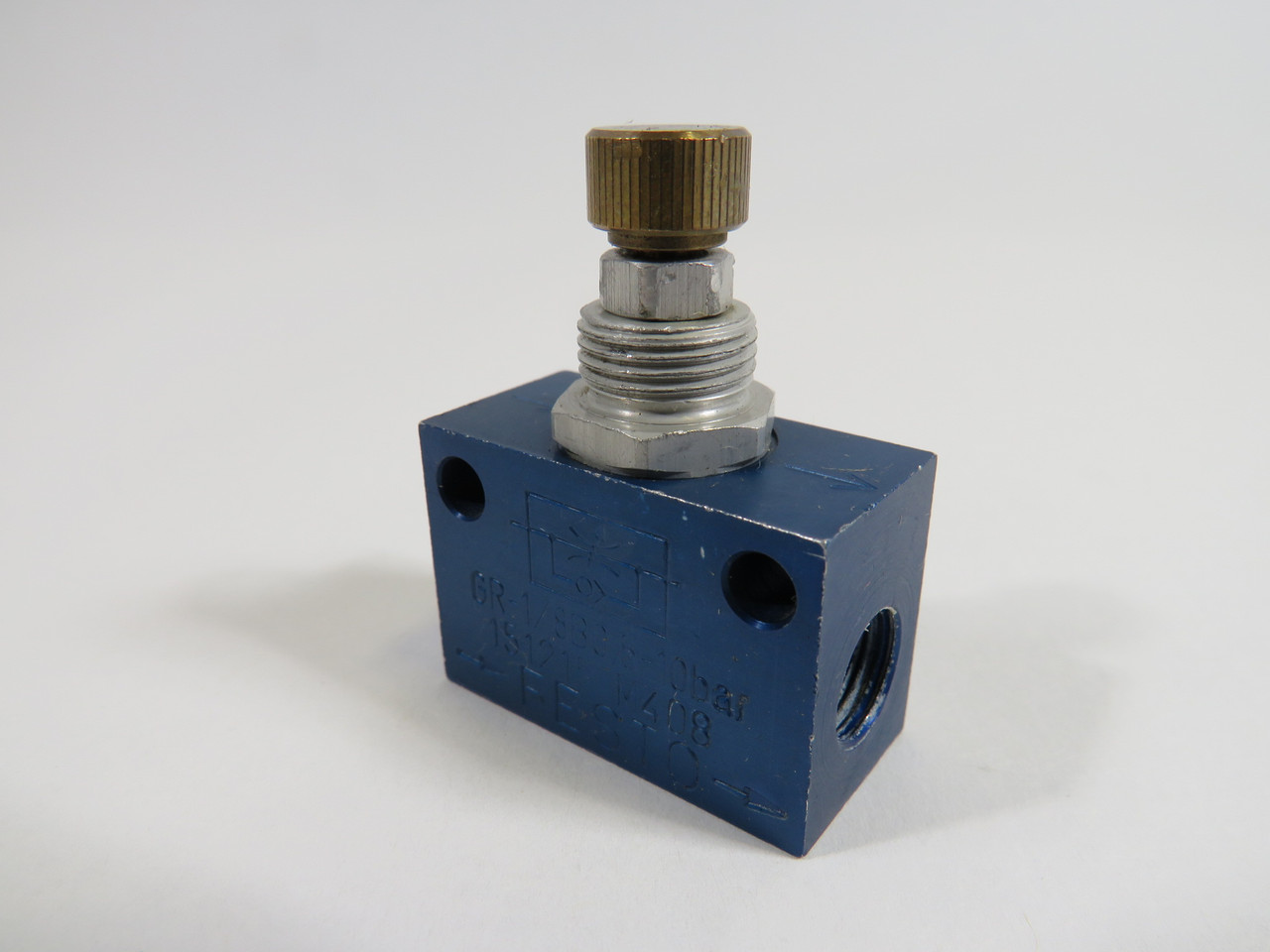 Festo 151215 GR-1/8-B One-Way Flow Control Valve 0.5-10bar USED