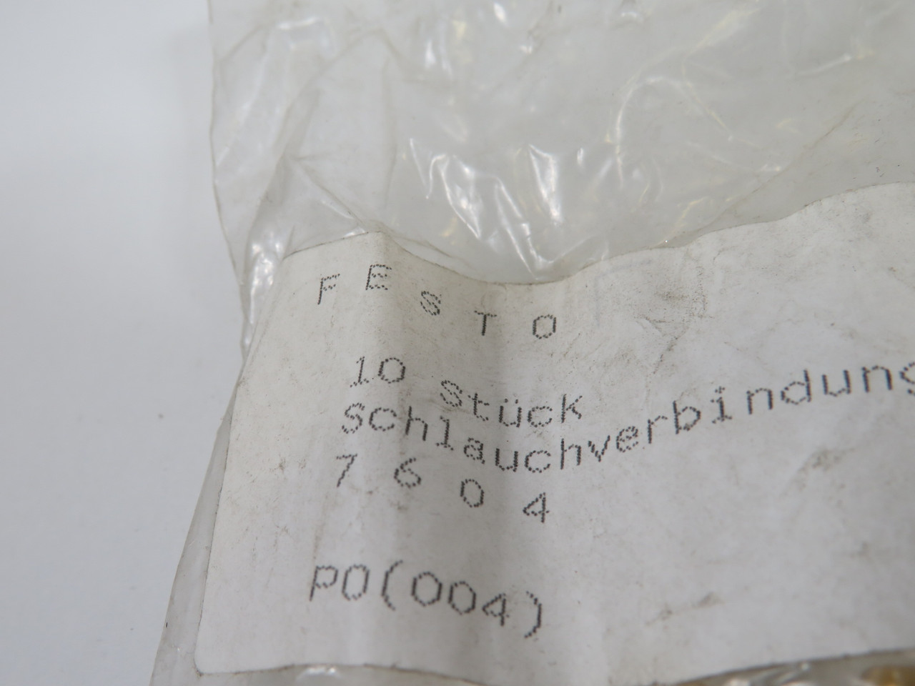 Festo 7604 RTU-PK-4/6 Barbed Connector 6mm/8mm Tube OD 9-Pack ! NWB !