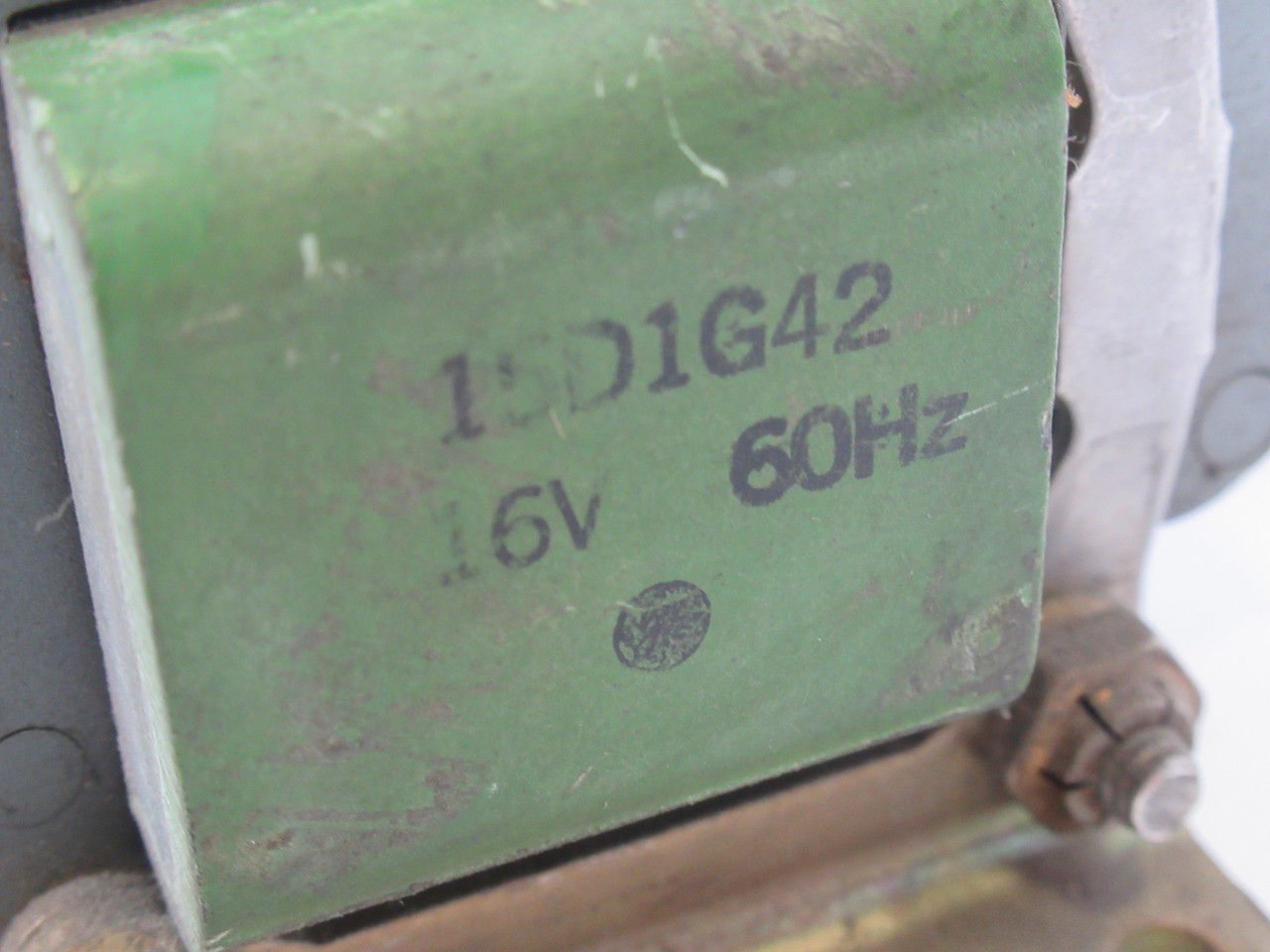 General Electric CR9500A103B16A Solenoid Coil *Missing Piston End Clamp* USED