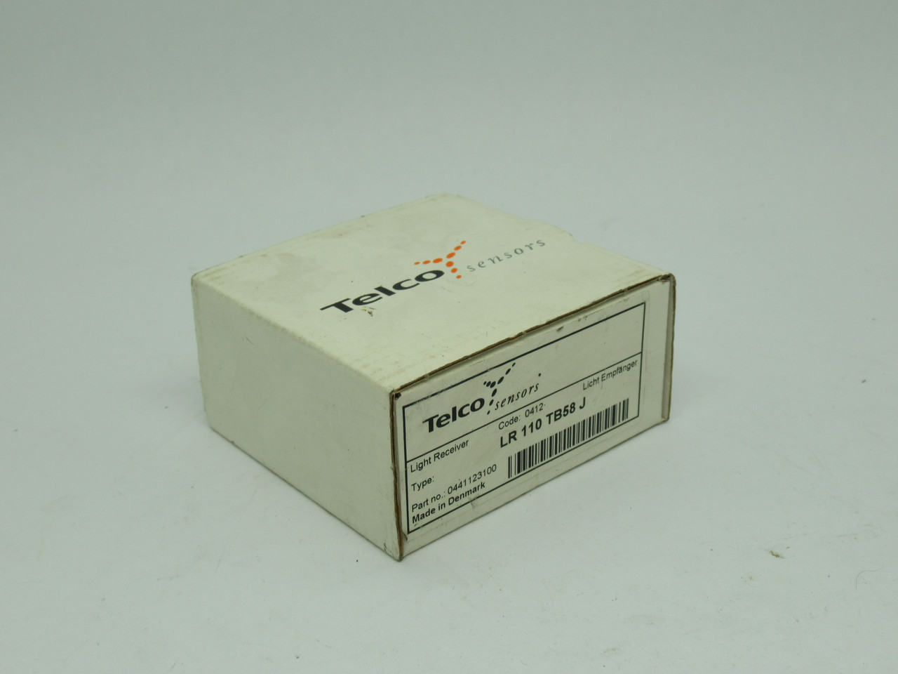 Telco LR110TB58J Photoelectric Receiving Sensor 40m Range 4Pin M12 Plug NEW