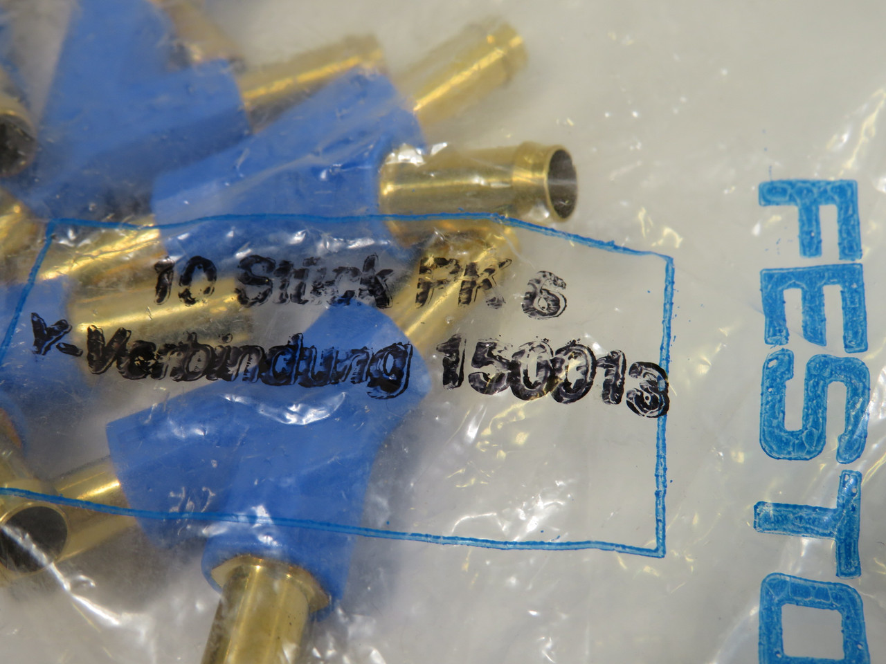 Festo 150013 Y-PK-6 Barbed Y-Connector 8mm Tube OD 6-Pack ! NWB !