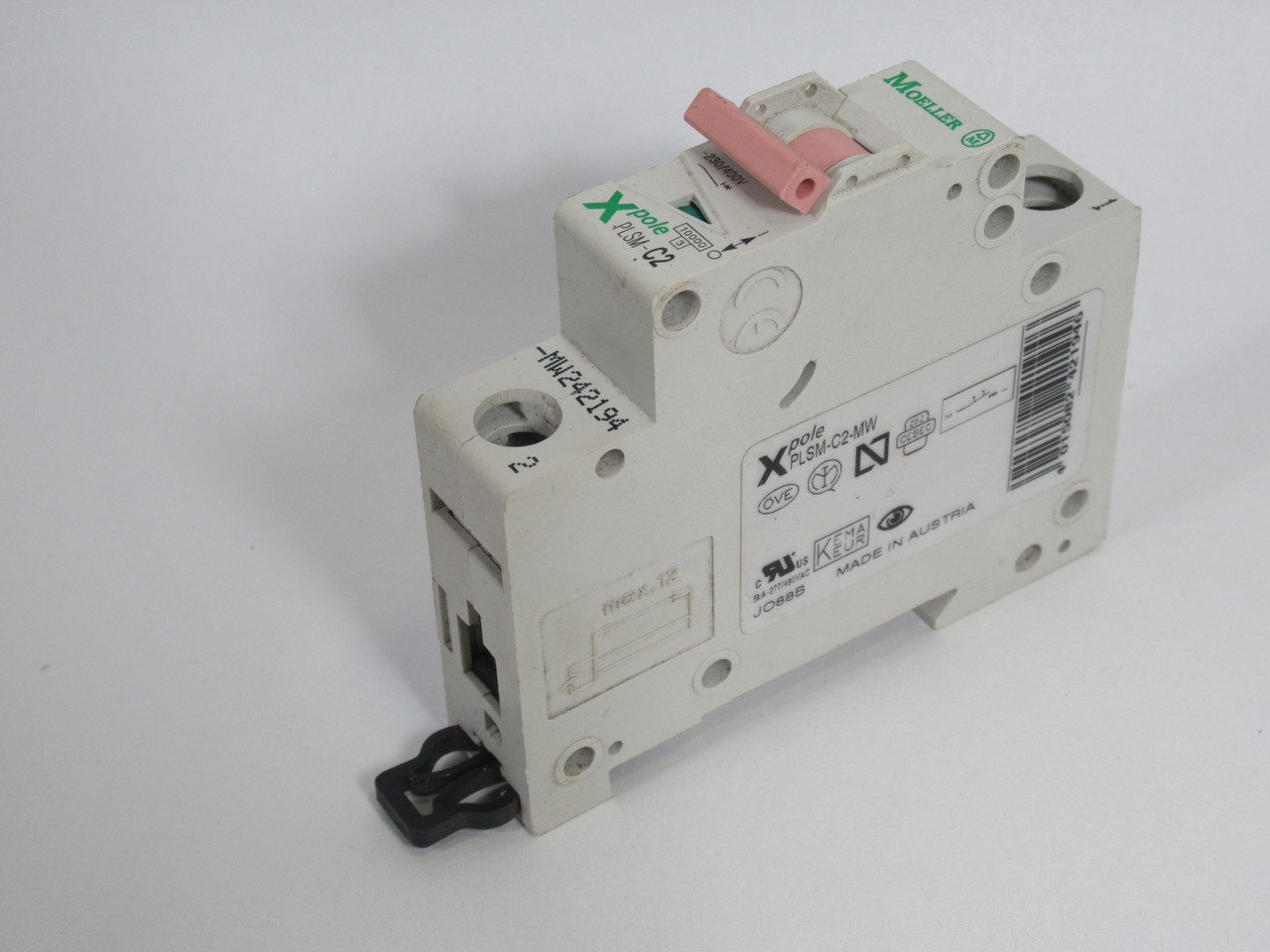 Moeller PLSM-C2-MW Circuit Breaker 2A 230/400V 1P USED