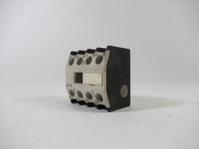 Klockner-Moeller 40DIL Auxiliary Contact 4NO 15A 600VAC USED