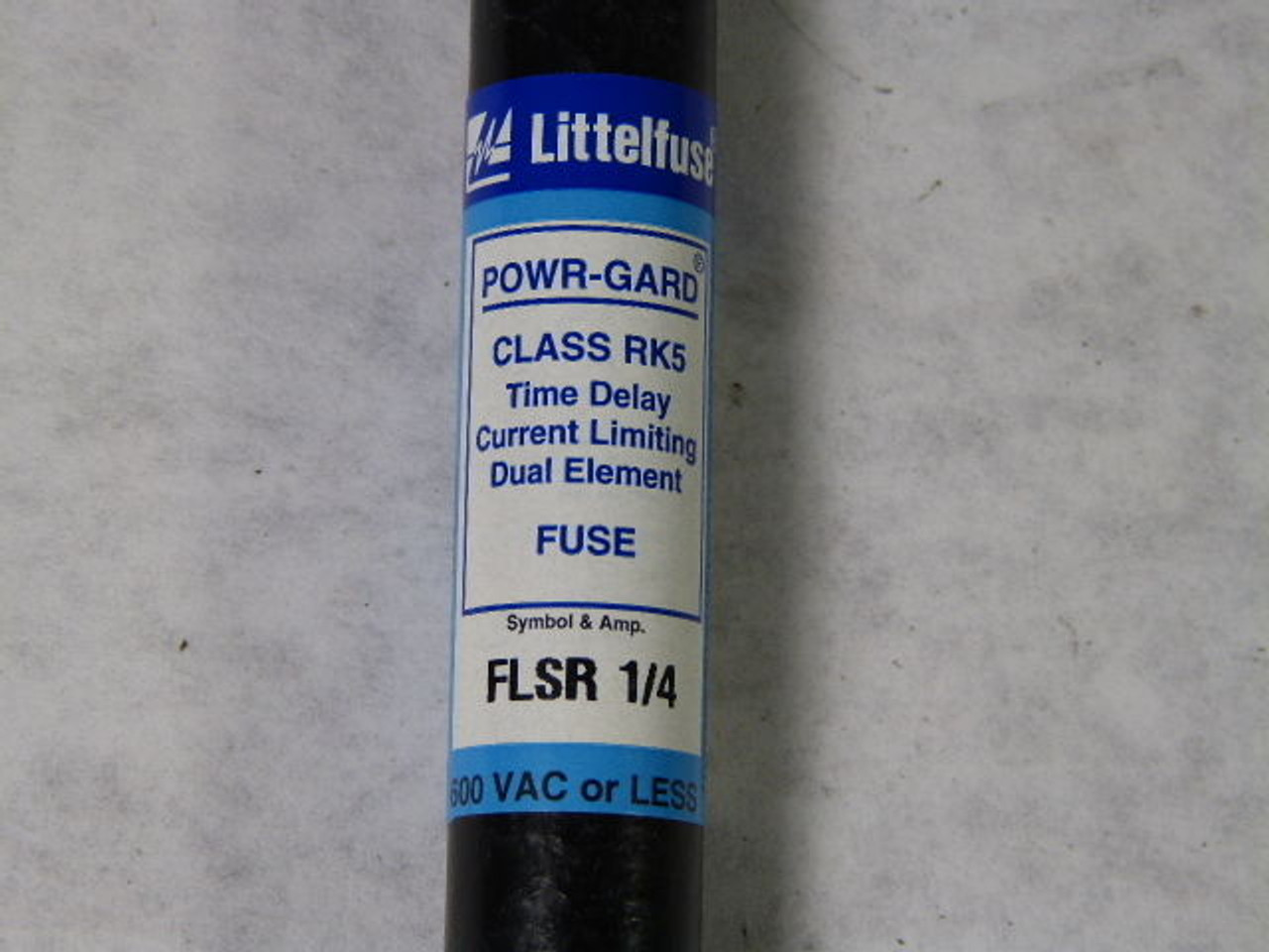 Littelfuse FLSR-1/4 Time Delay Fuse 1/4A 600V USED