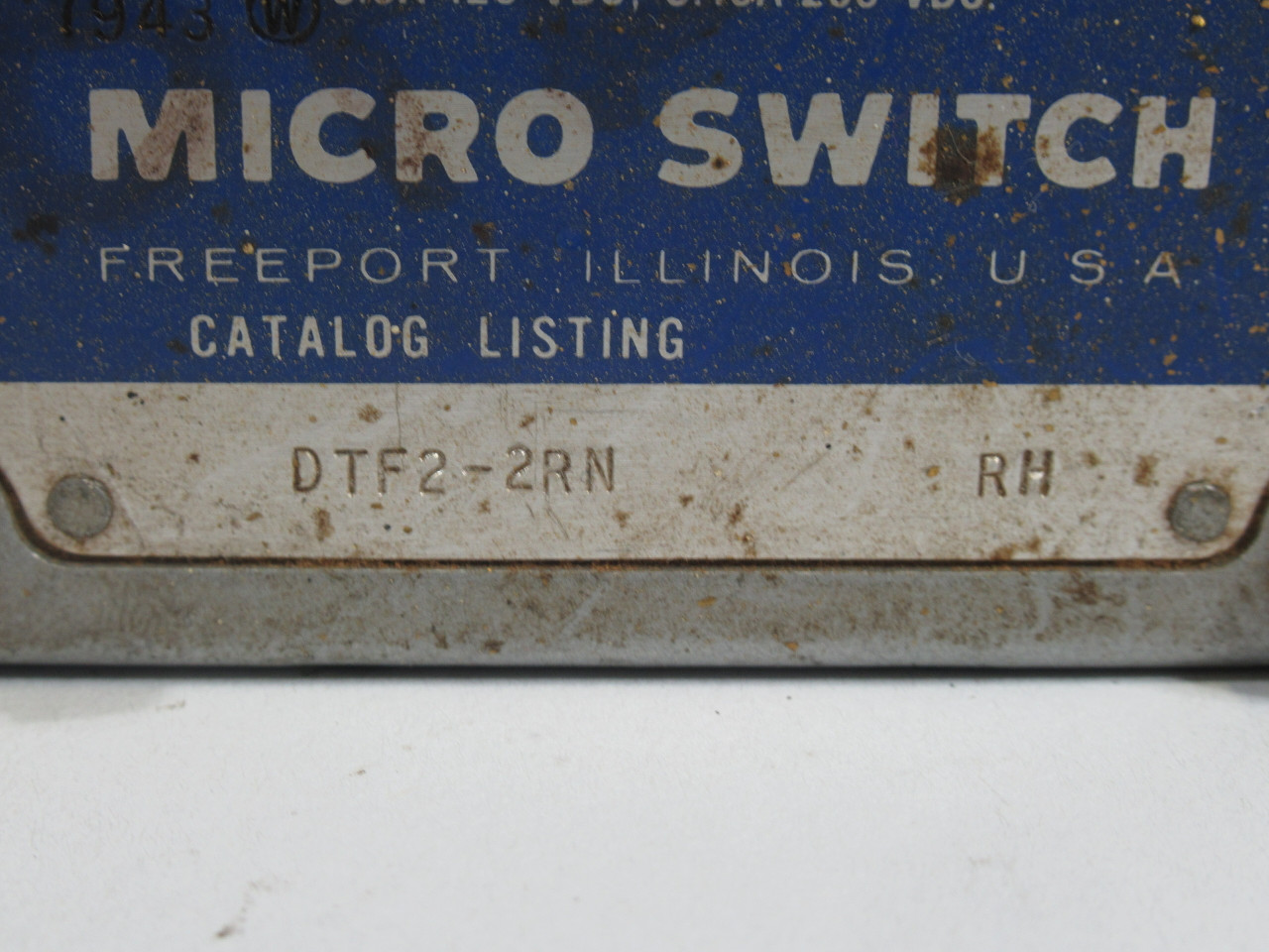 Microswitch DTF2-2RN-RH Limit Switch 10A 125/250VAC USED