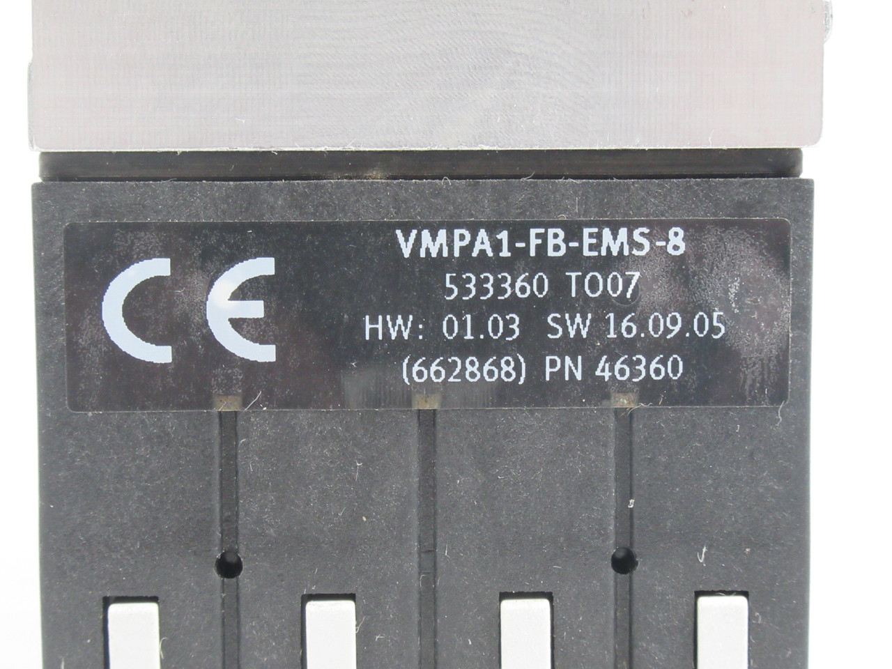 Festo VMPA1-FB-EMS-8 Solenoid Valve Assembly W/ 533343 (x4) USED