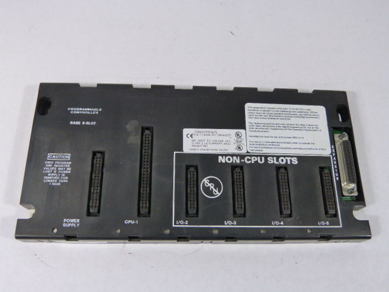 GE Fanuc IC693CHS398D CPU Base Expansion Unit 5-Slot USED