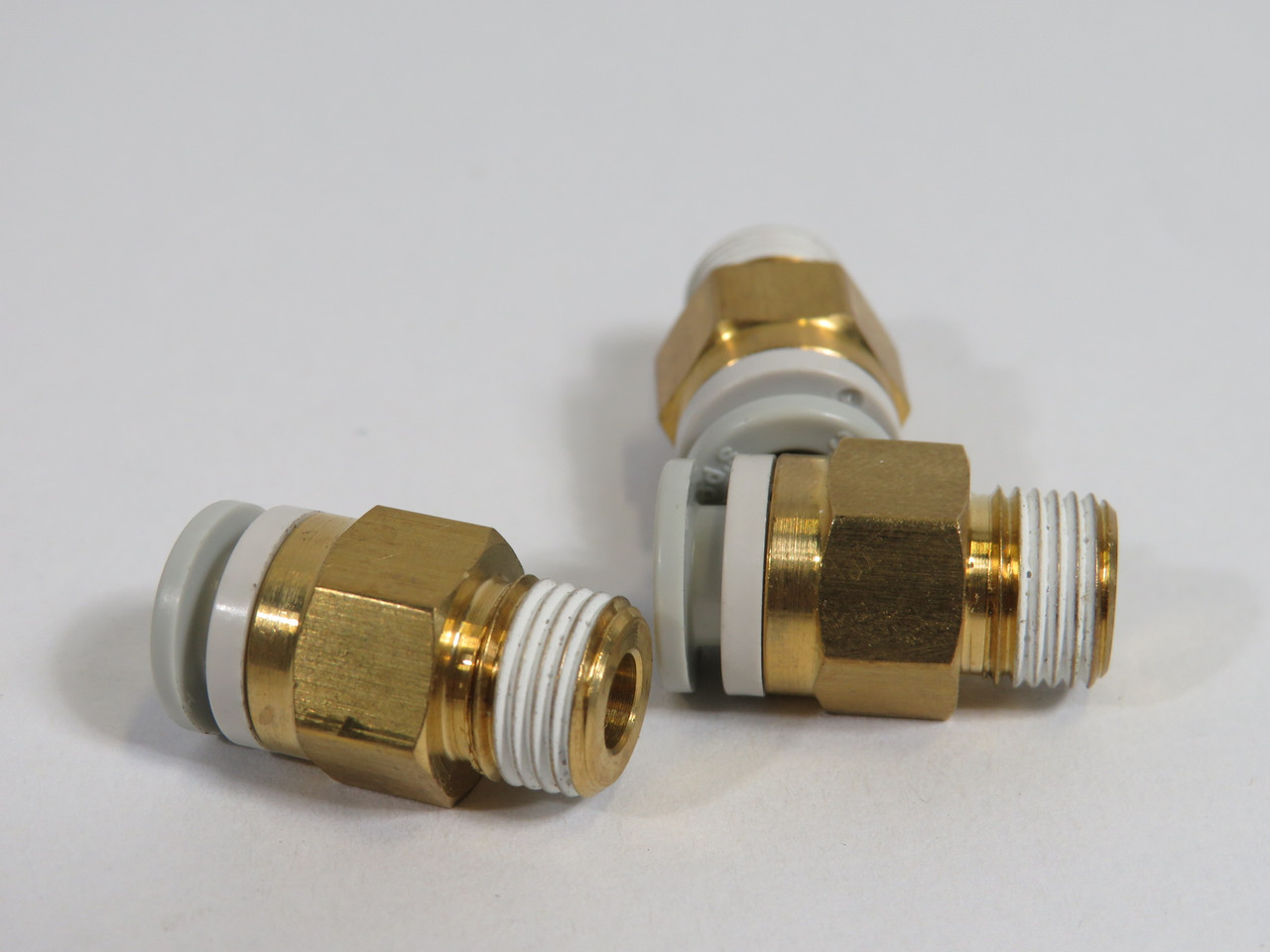 SMC KQ2H06-01S Push-In Male Connector R1/8" Thread 6mm Tube OD 3-Pk ! NOP !