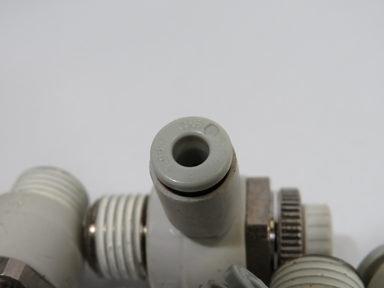 SMC AS2201F-02-04S Speed Control Valve 1/4" NPT x 4mm Tube OD 8-Pk ! NOP !