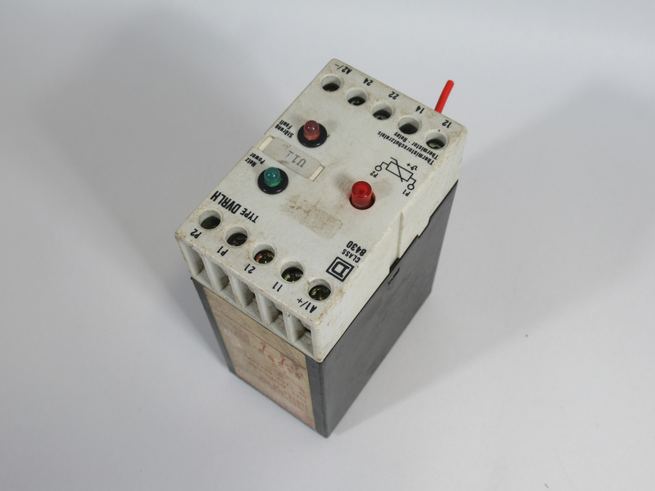 Square D 8430-DVRLHW Series A Thermistor Relay 110V@50/60Hz USED