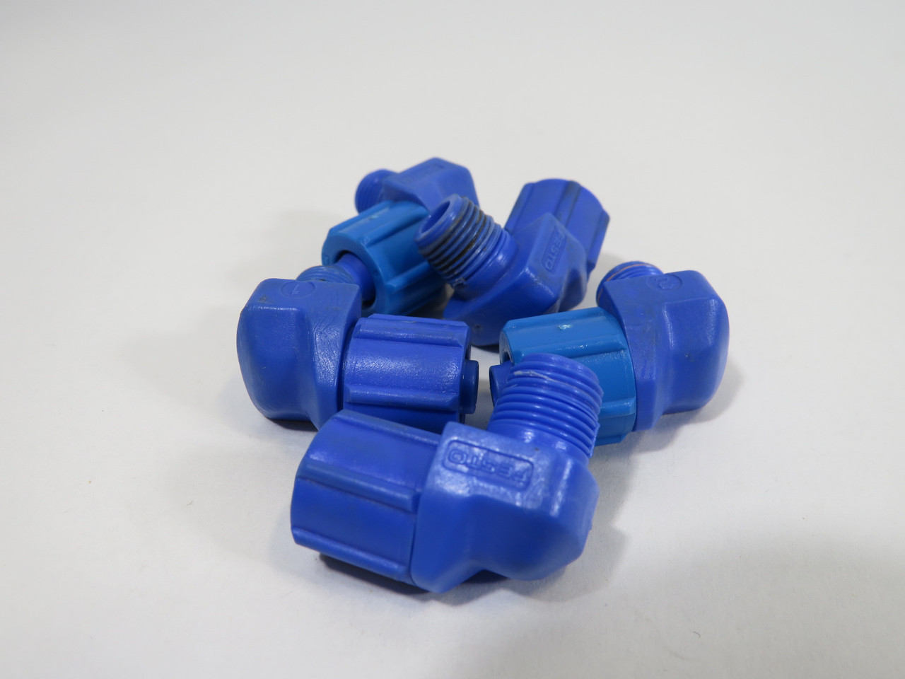 Festo 6268 GCK-1/8-PK-6-KU Elbow Quick Connector G1/4" x 8mm Tube 5-Pk USED