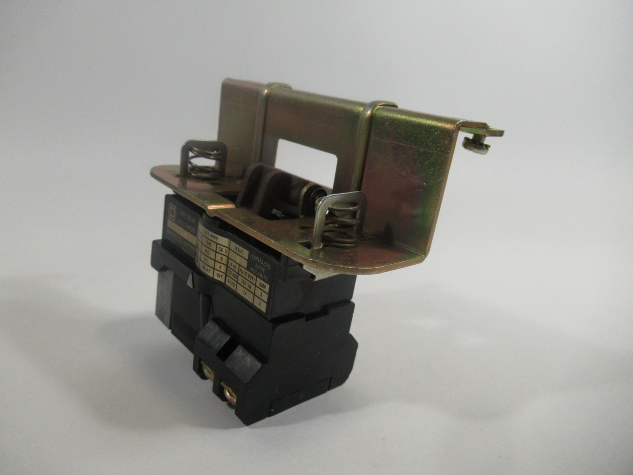 Square D 9999-SK4 Mechanical Timer For Contactor C/W FR Time Delay USED