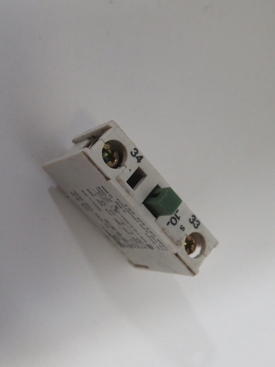 Sprecher + Schuh CA3-P10 Auxiliary Contact Block 16A@660V 1NO USED