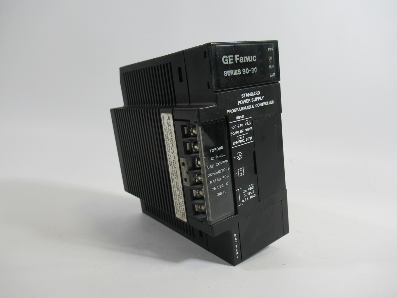 GE Fanuc IC693PWR321S Power Supply 120/240VAC 125VDC STD USED