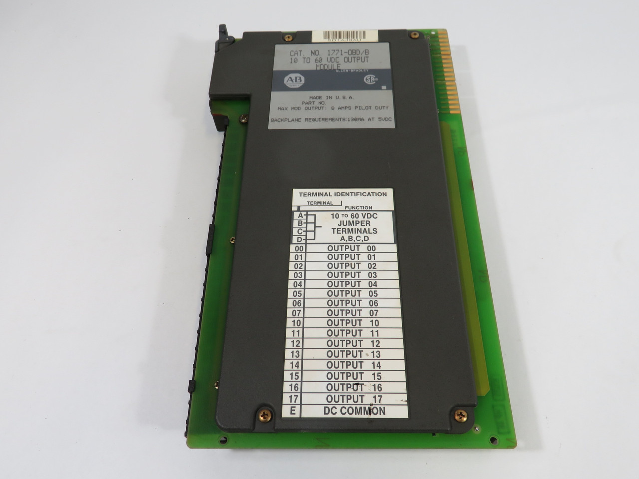 Allen-Bradley 1771-OBD 10-60VDC Output Module Series B USED