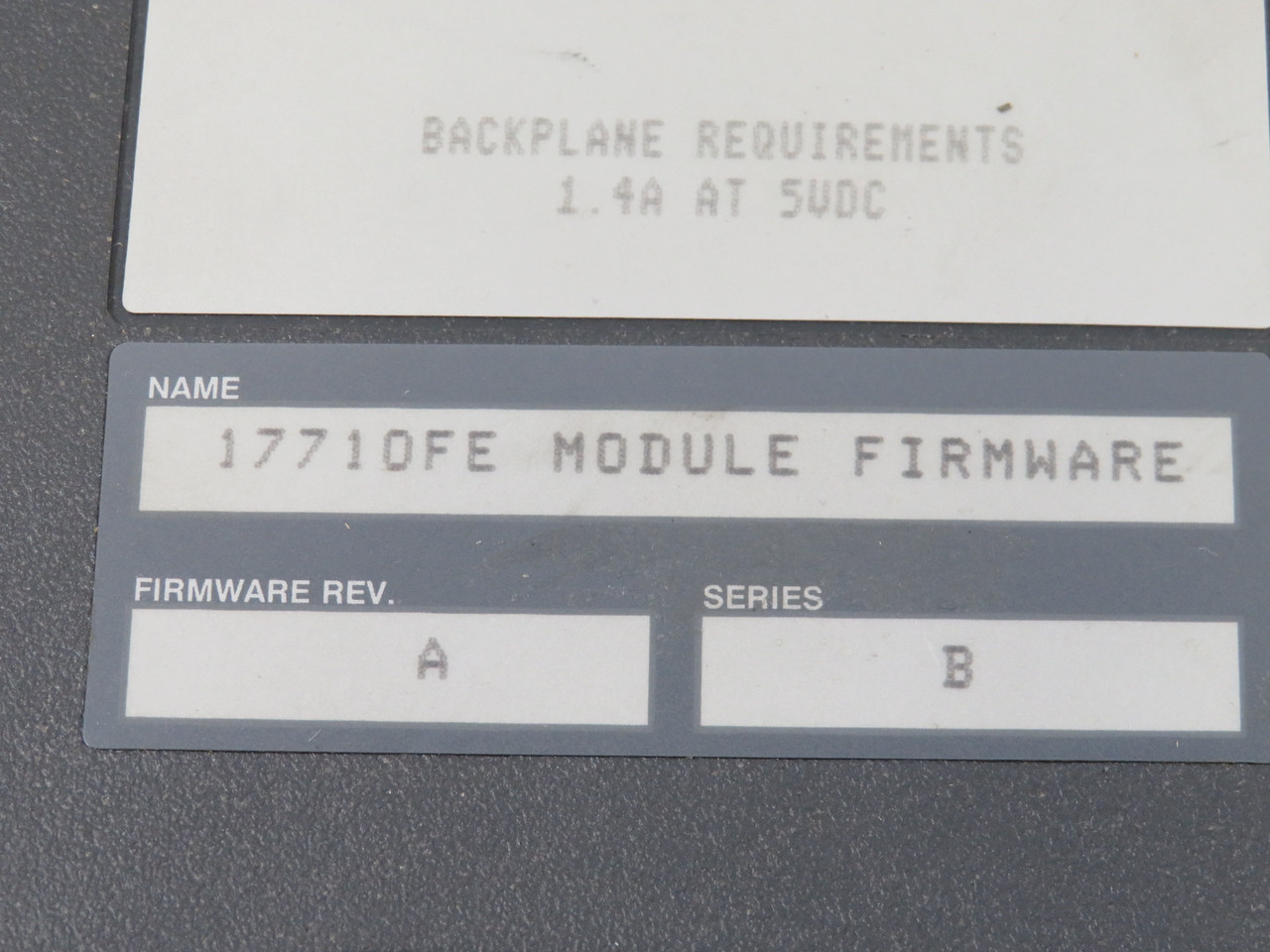 Allen-Bradley 1771-OFE1 12-Bit Analog Voltage Output Module Ser B F/W A USED