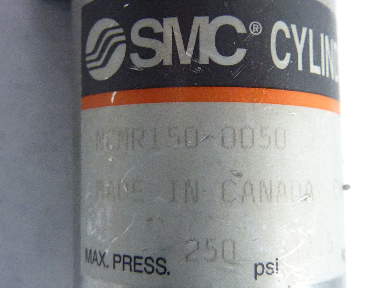 SMC NCMR150-0050 Pneumatic Air Cylinder 250psi USED