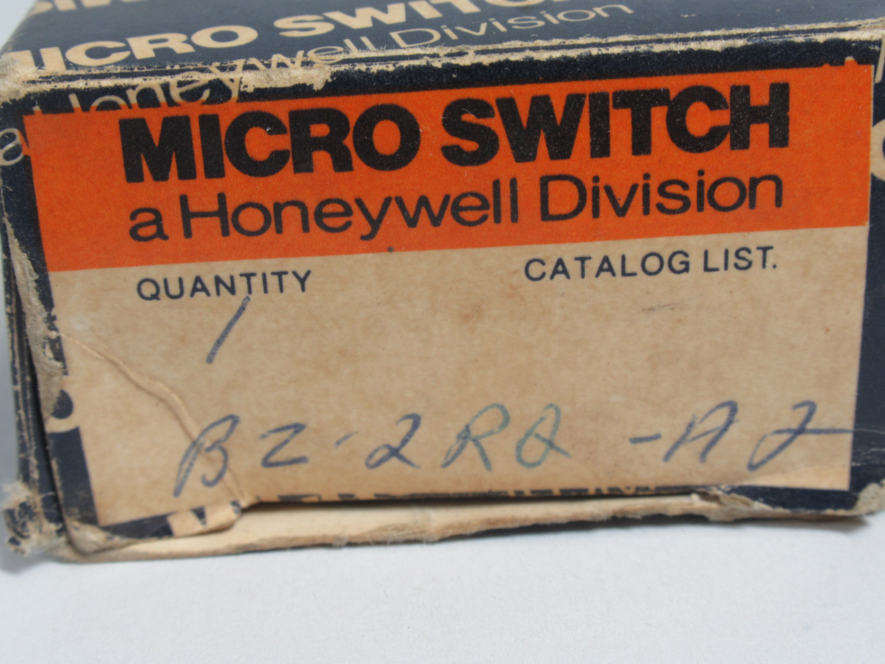 Microswitch BZ-2RQ-A2 Limit Switch 15A@125/250/480VAC 1/8HP@125VAC ! NEW !