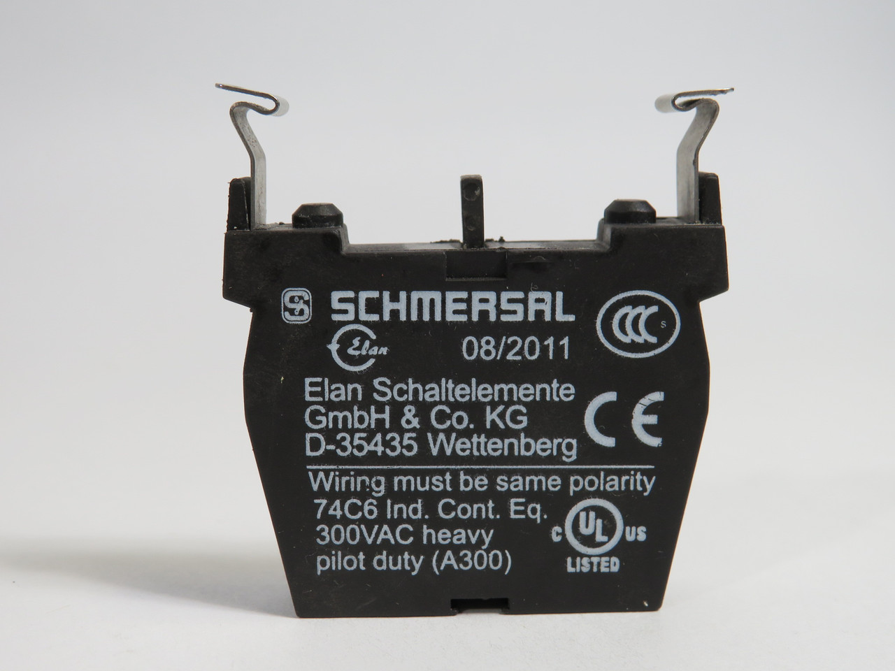 Schmersal Elan EF103.1 Contact Block 1NO 1NC 250/300VAC 24VDC USED