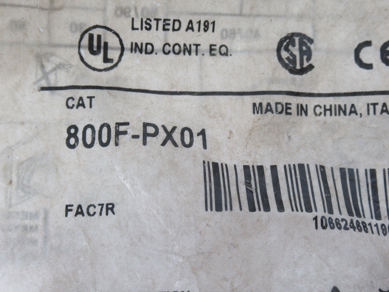 Allen-Bradley 800F-PX01 Series A Contact Cartridge w/Latch ! NWB !