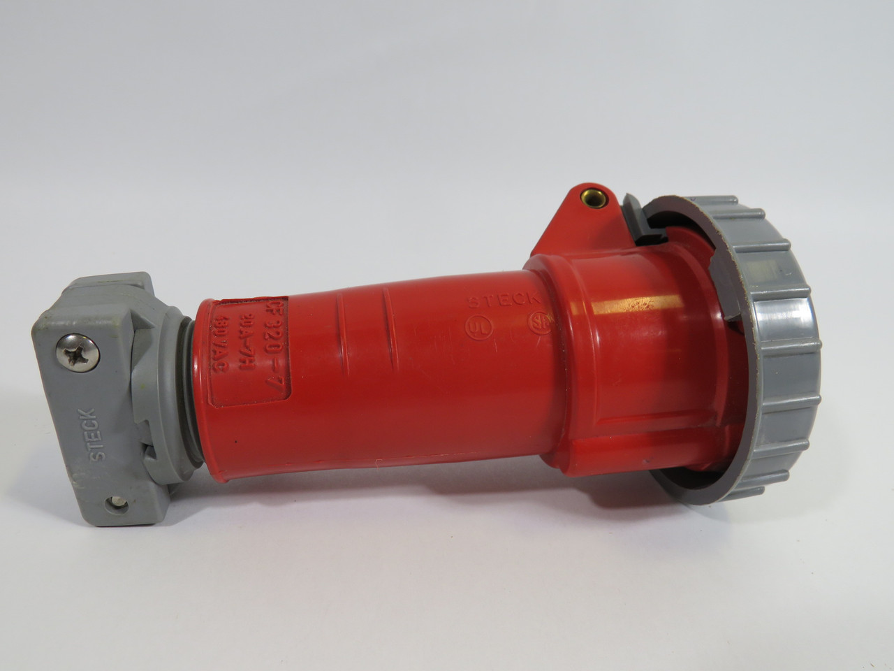 Steck CF320-7 Industrial Connector 3-Pin 20A-7H 480V USED