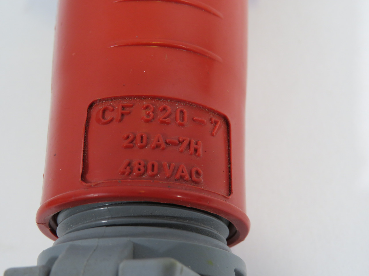 Steck CF320-7 Industrial Connector 3-Pin 20A-7H 480V USED