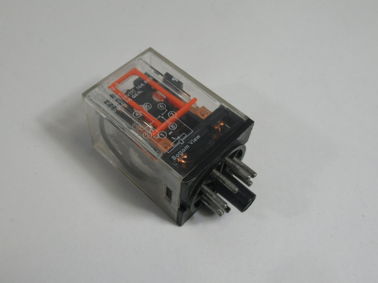 Omron MK2PN-I-AC240 Relay 240VAC Coil 10A 250VAC 8-Pin USED