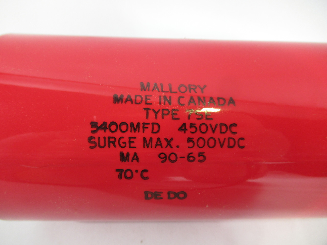 Mallory 7SE342X45X5R3PH Capacitor 3400MFD 500VDC Max Surge 70C 24-Pack ! NEW !