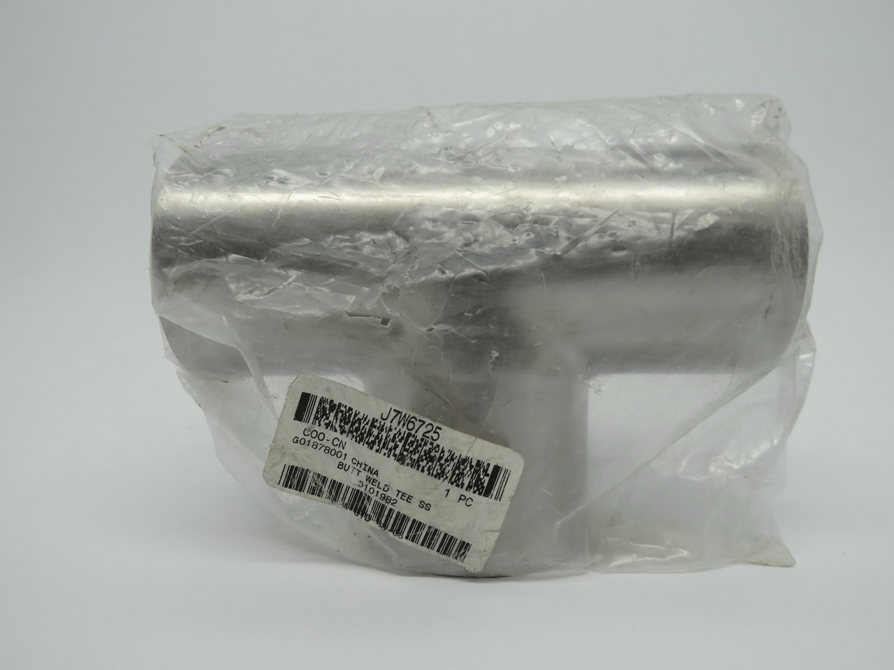 Generic 5101982 Stainless Steel Butt-Weld Tee Fitting 2" *Shelf Wear* ! NWB !