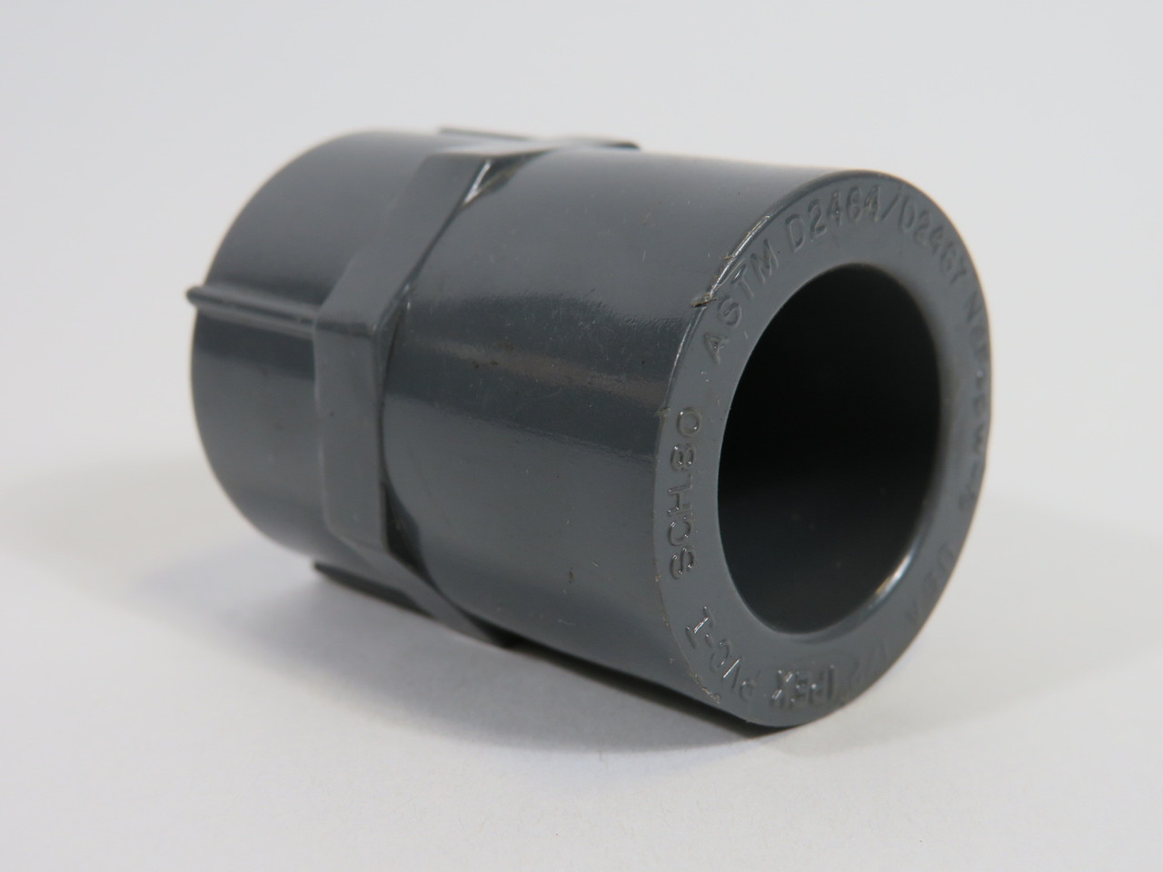 IPEX 036211 SCH80 PVC Coupling 1/2" x 1/2" Hub x Female Thread  NOP