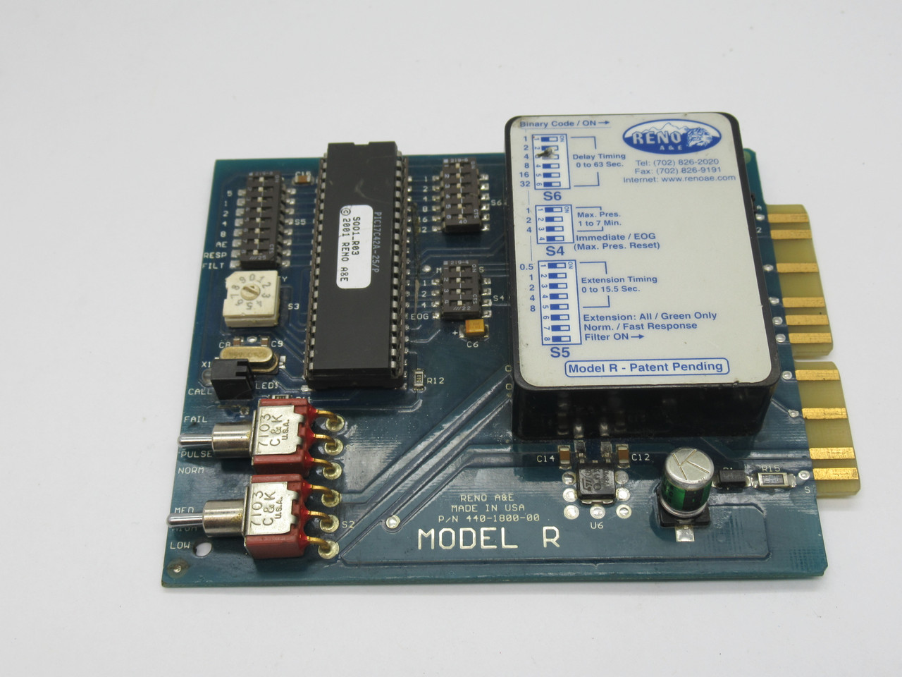 Reno A&E Model R Traffic Module Rev. B 0.7V USED