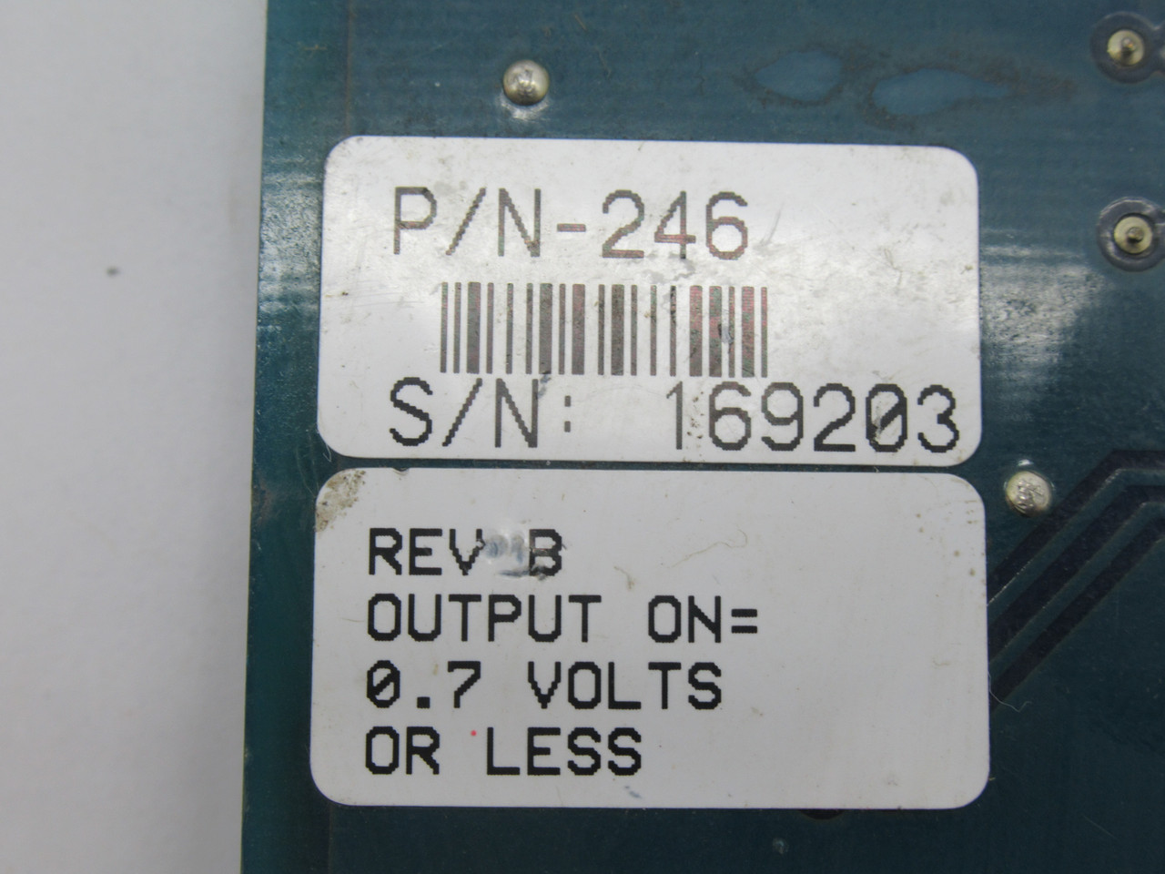 Reno A&E Model R Traffic Module Rev. B 0.7V USED