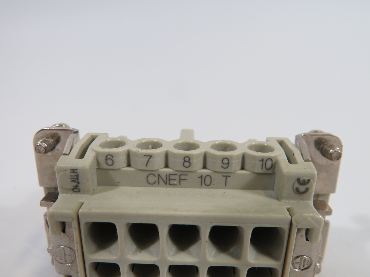 Ilme CNEF-10-T Female HDC Insert 10-Position 16A 500V *Rust on Screws* USED