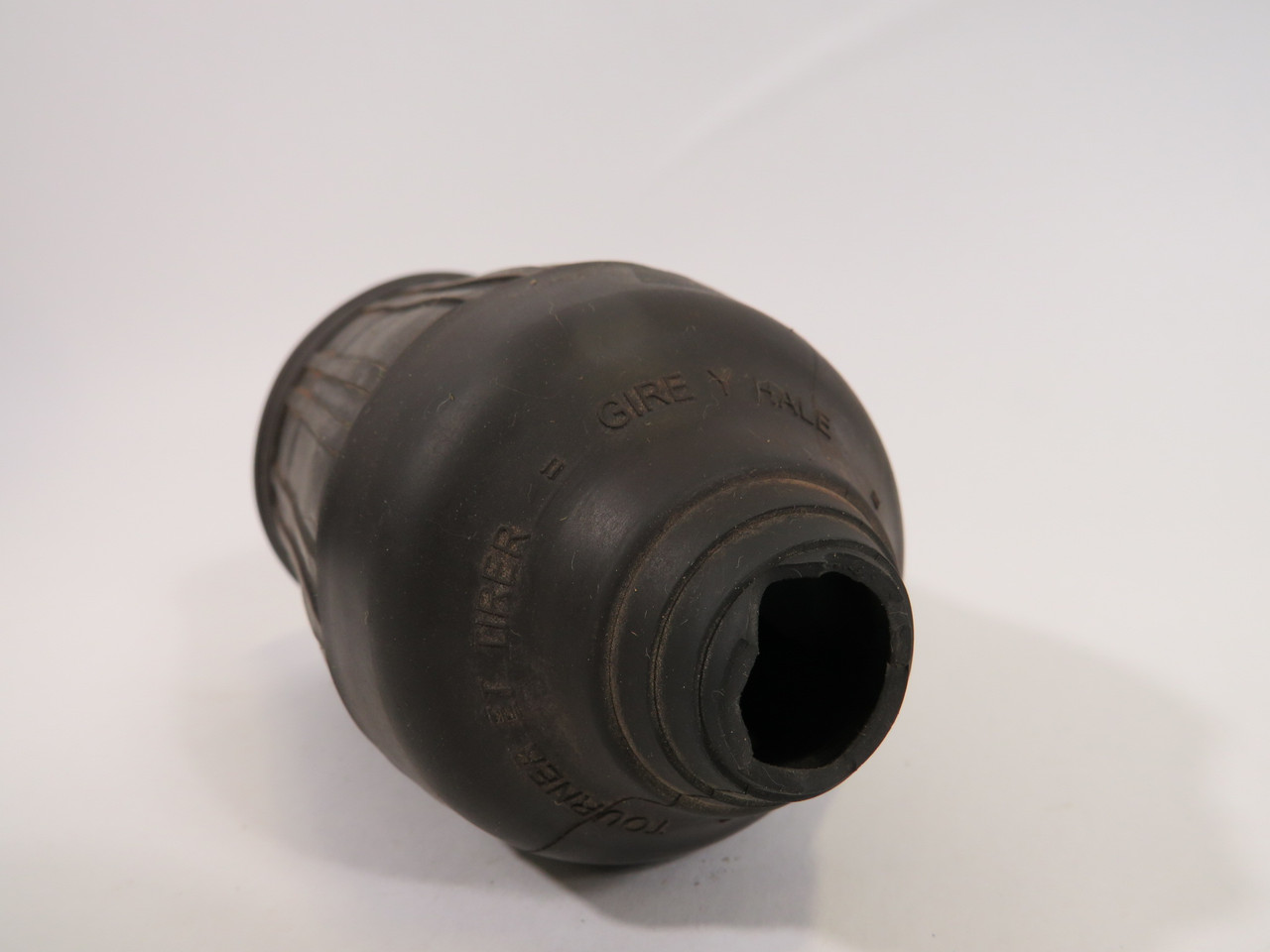 Hubbell HBL2723 Twist-Lock Connector 30A 250V 4W 3P w/ HBL6035 Boot USED