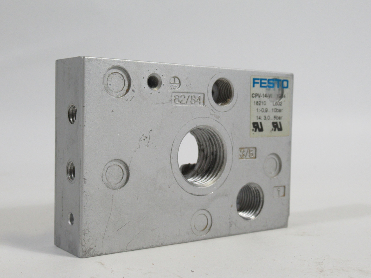 Festo 162546 CPV14-EPL-G Metal End Plate USED