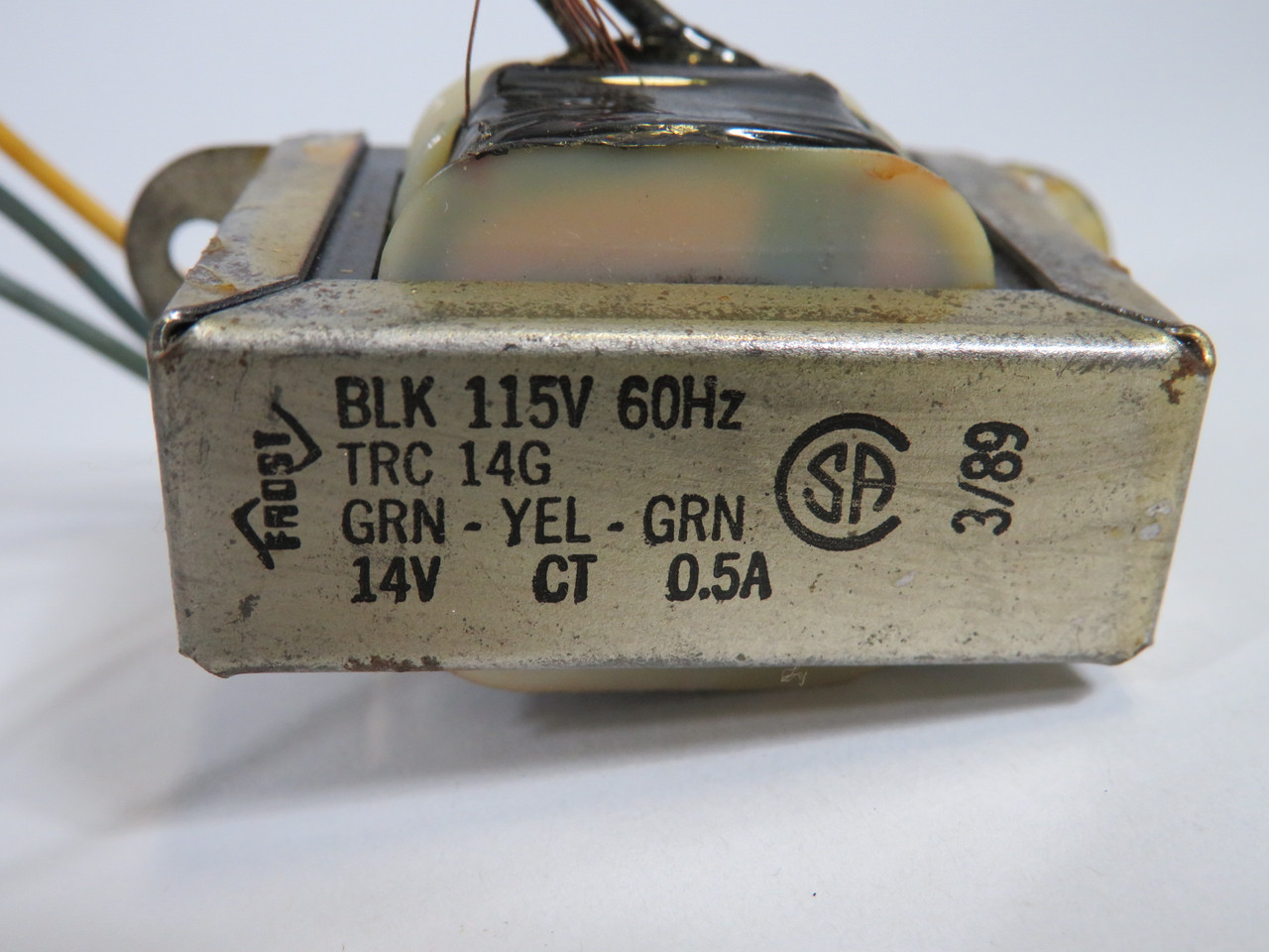 Frost TRC-14G Transformer 14VCT@0.5A 115V 60Hz *Shelf Wear* ! NOP !
