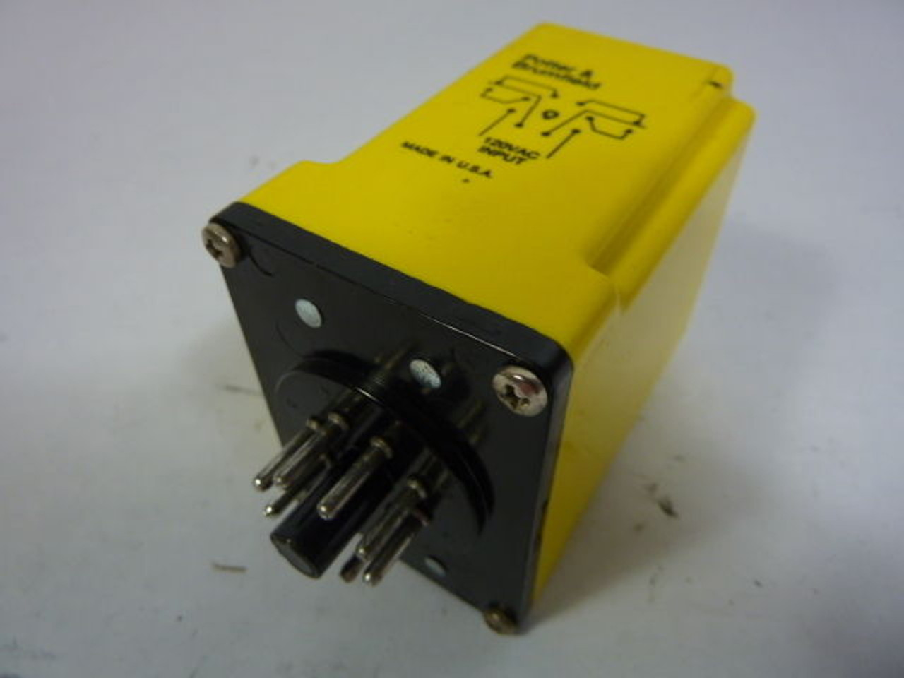 Potter & Brumfield CDB-38-70002 Time Delay Relay 0.1-5 Sec 10A 120VAC USED