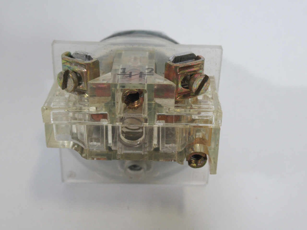 Square D 9001-KR1RH6 Series G Red Flush Push Button 1NC 3A@240V USED