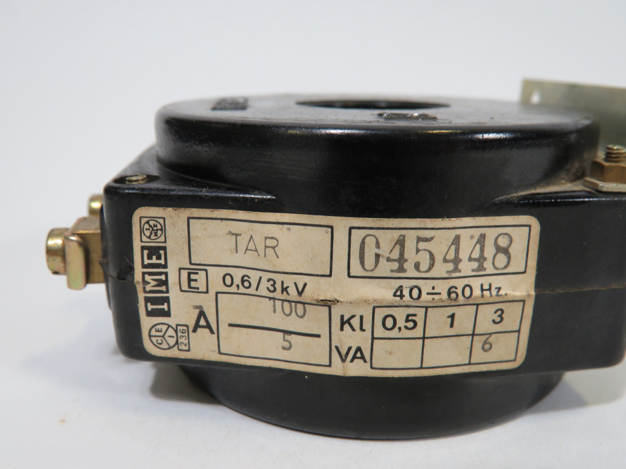 IME TAR Current Transformer 4VA 1.2/6kV 150:5A Ratio 40-60Hz USED