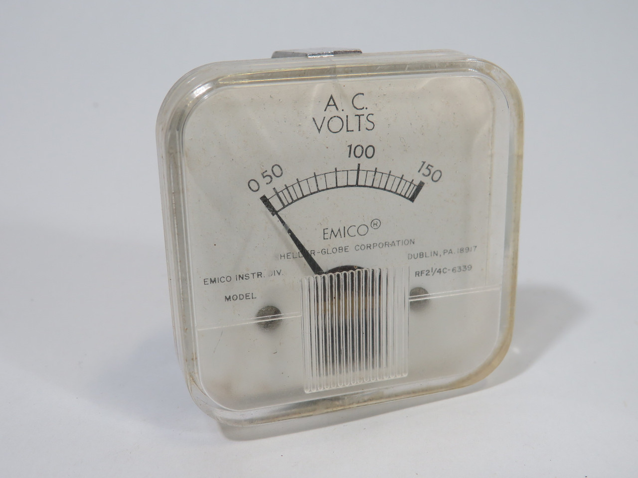 Emico RF21/4C-6339 AC Voltmeter 0-150VAC SHELF WEAR USED