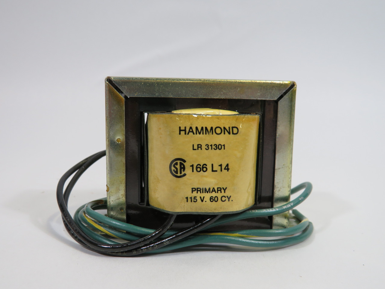 Hammond 166L14 Transformer 28VA Pri 115V@60Hz Sec 14VCT 2A ! NEW !