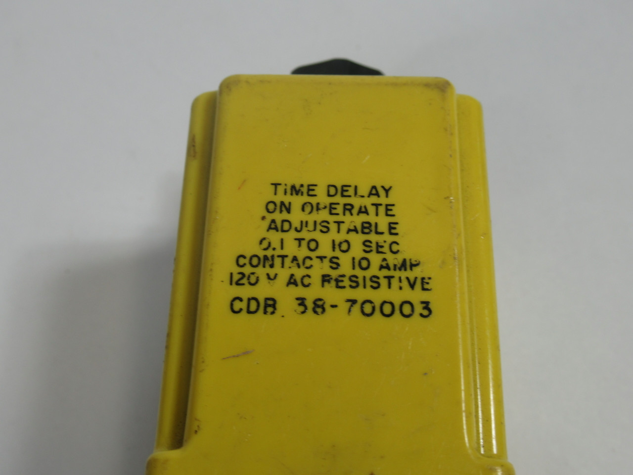 Potter & Brumfield CDB-38-70003 Time Delay Relay 0.1-10sec 120VAC 10A USED