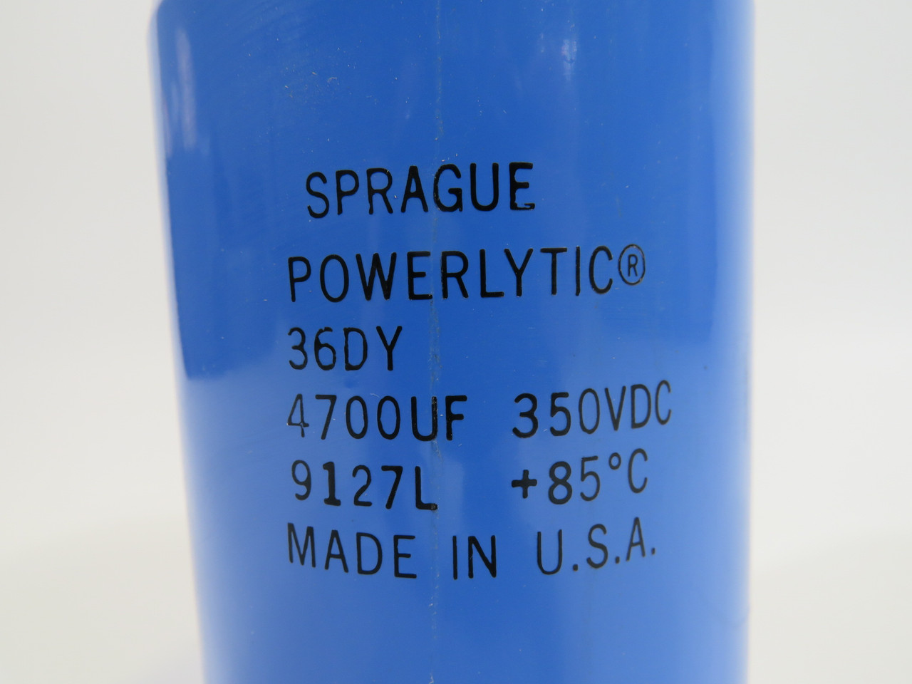 Sprague 36DY Screw Terminal Capacitor 4700uF 350VDC USED