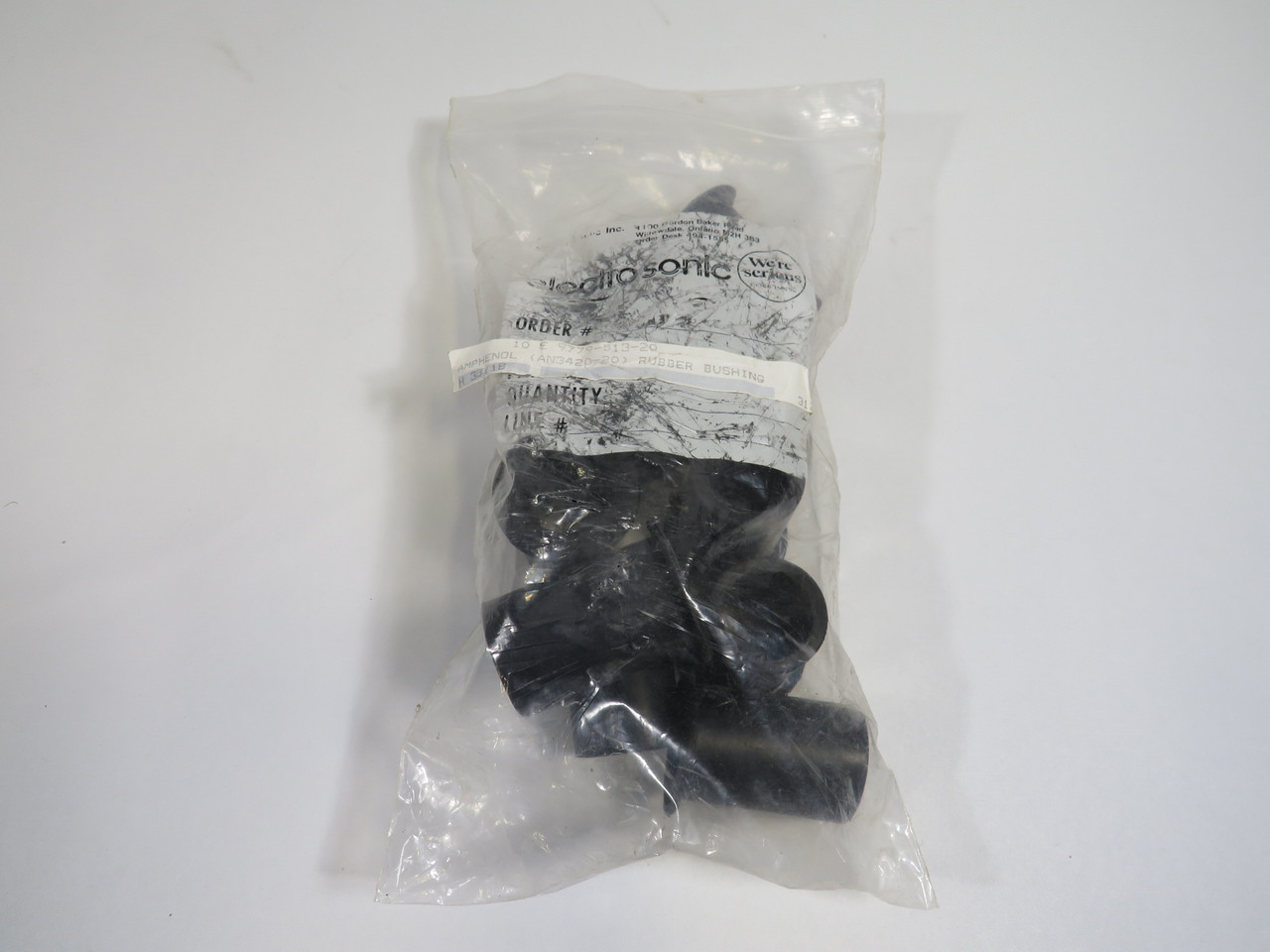 Amphenol 9779-513-20 Rubber Bushing .937" ID 2" L 10-Pack NWB