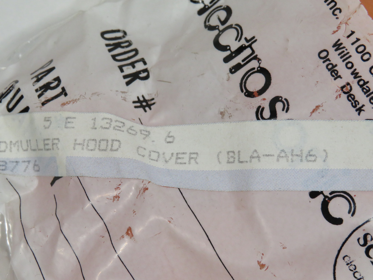 Weidmuller 1326960000 BLA-AH6 Hood Cover 6-Pole *No Clamp* 5-Pack ! NWB !