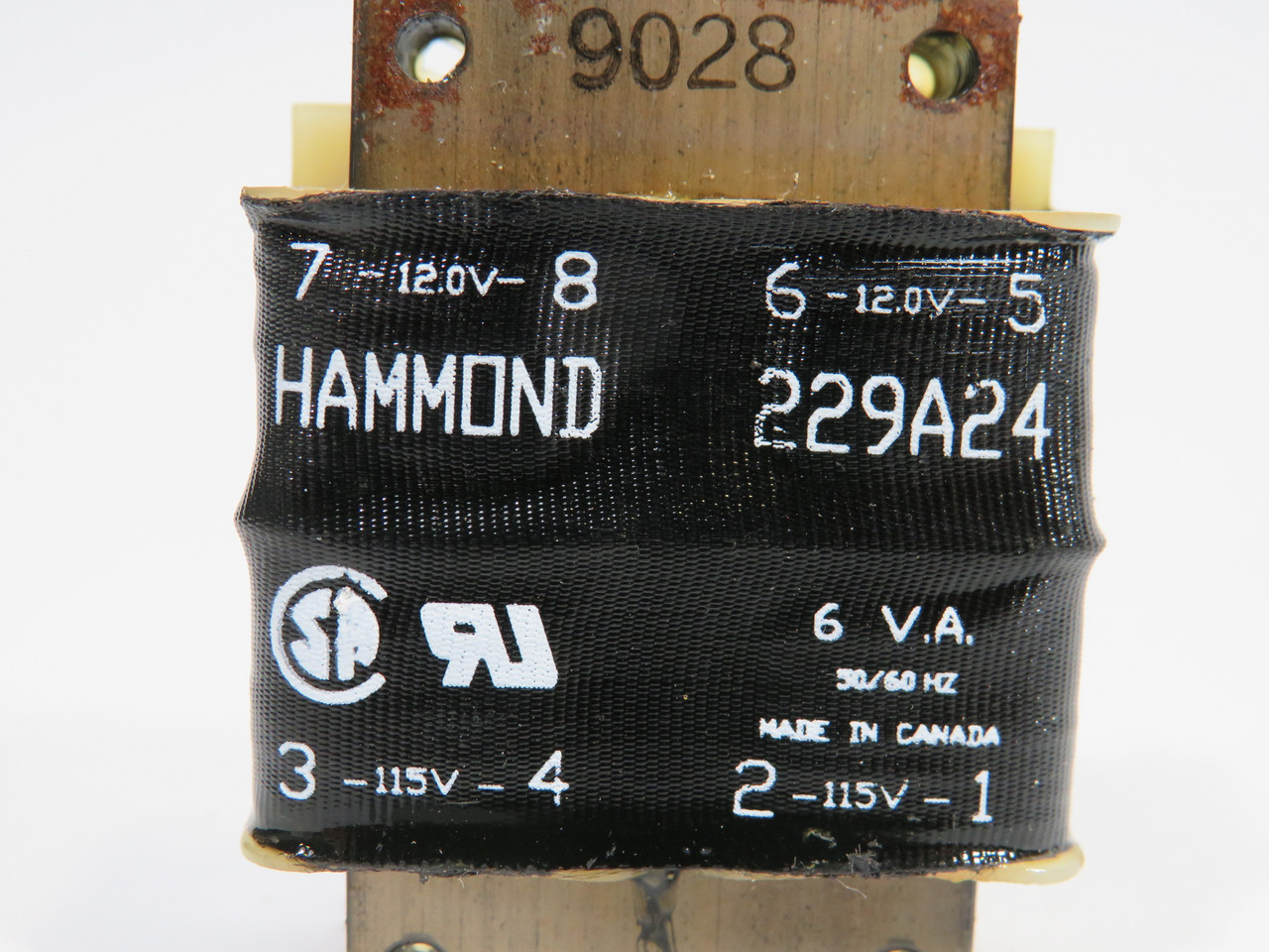 Hammond 229A24 Transformer 6VA Pri 115/230V Sec. 12/24V 50/60Hz ! NEW !