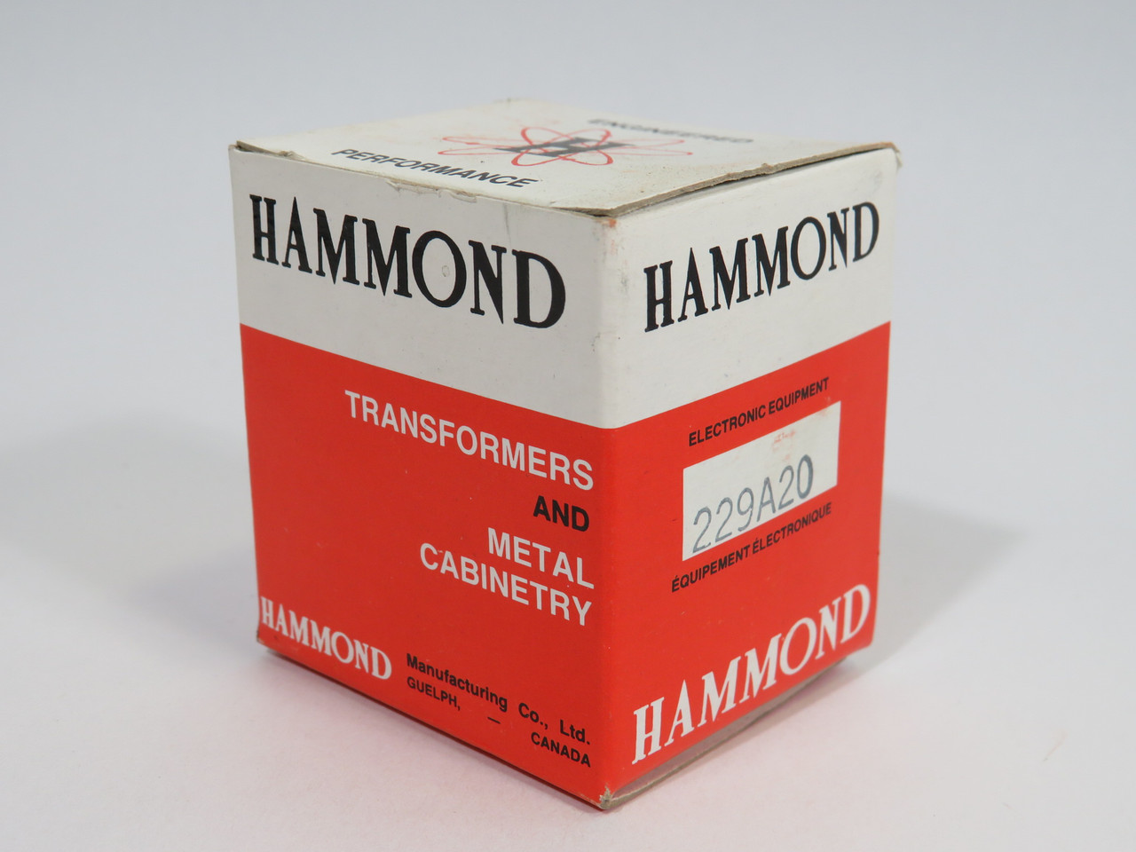 Hammond 229A20 Transformer 6VA 10/115V 50/60Hz ! NEW !