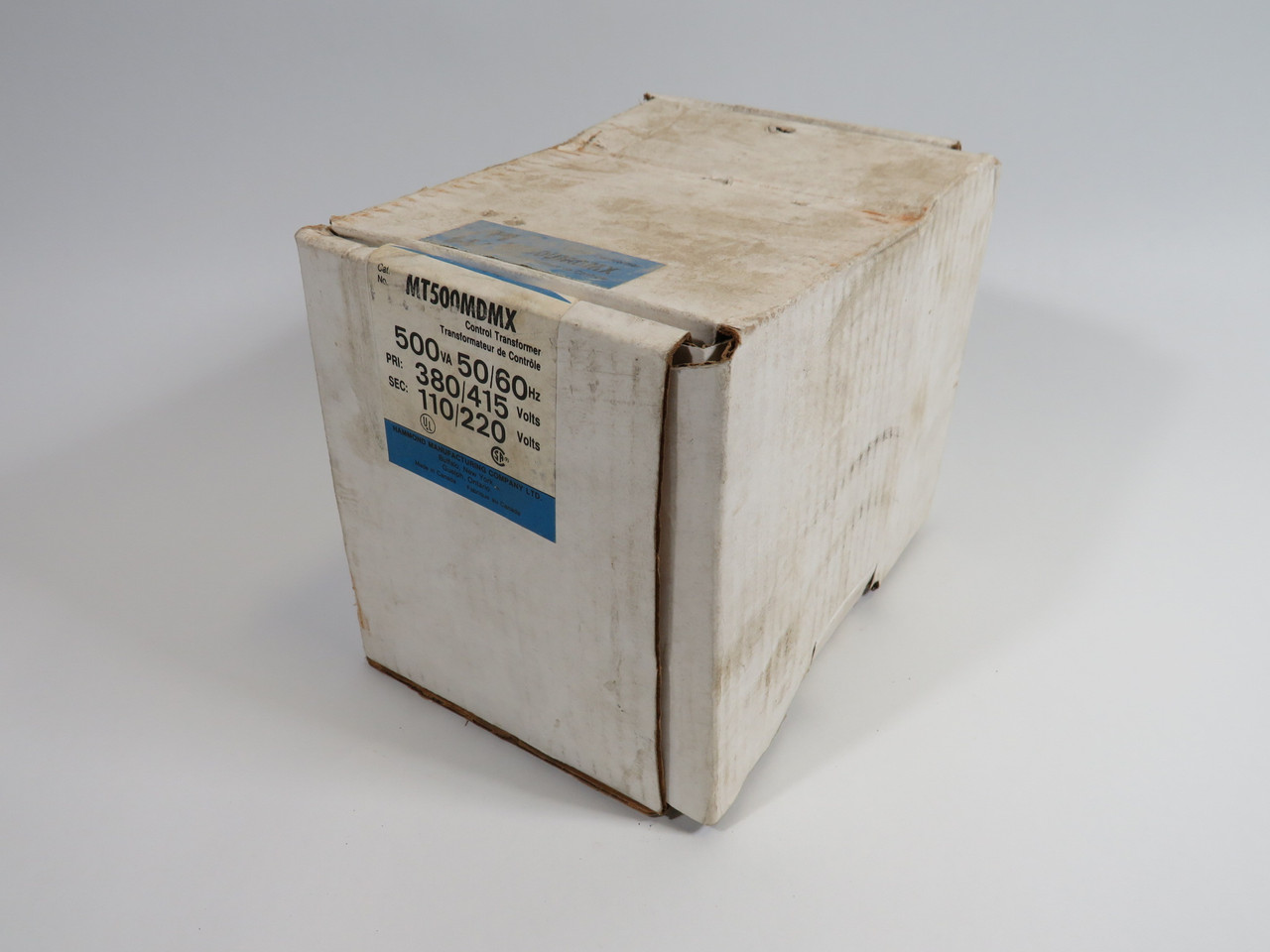 Hammond MT500MDMX Transformer 500VA Pri 380/415V Sec 110/220V ! NEW !