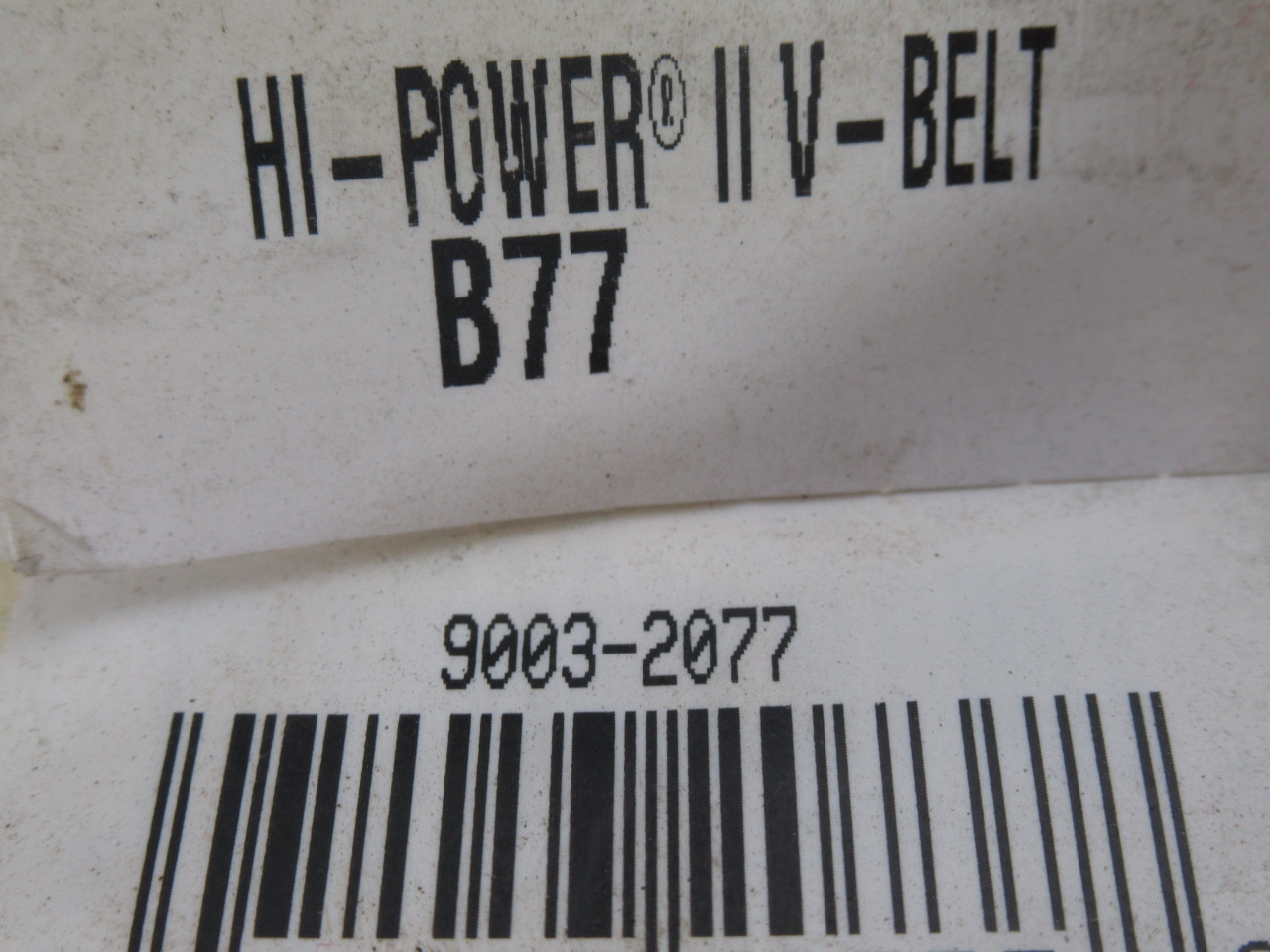 Gates B77 9003-2077 Hi-Power V-Belt 80"L .66"W .41"T ! NEW !