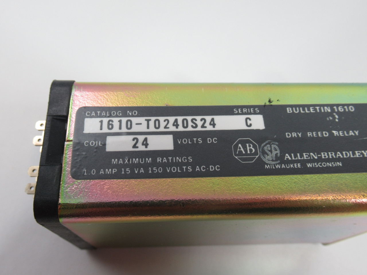 Allen-Bradley 1610-TO240S24 Series C Dry Reed Relay 24VDC Coil 1A ! NEW !